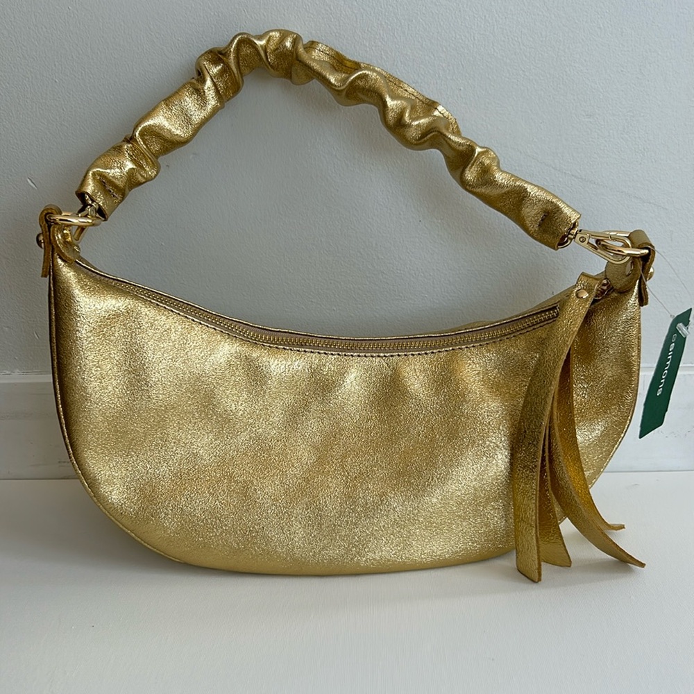 Simons Metallic Gold Purse - Picture 2 of 7